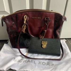 Purse and matching wallet